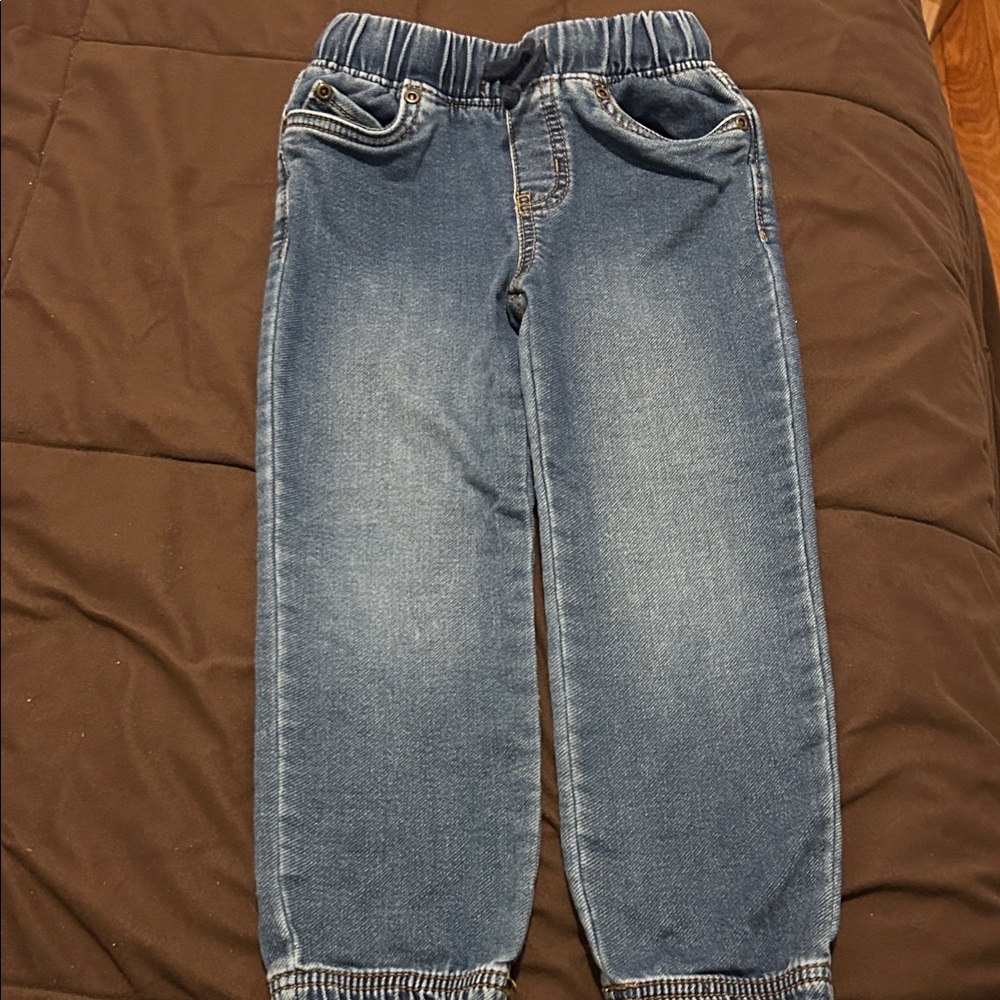 Stretch Denim Pull-On Jeans